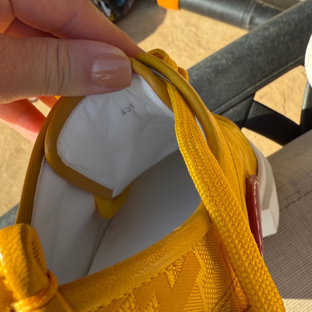 Christian Louboutin Vibrant Yellow Sneakers - Picture 6 of 9